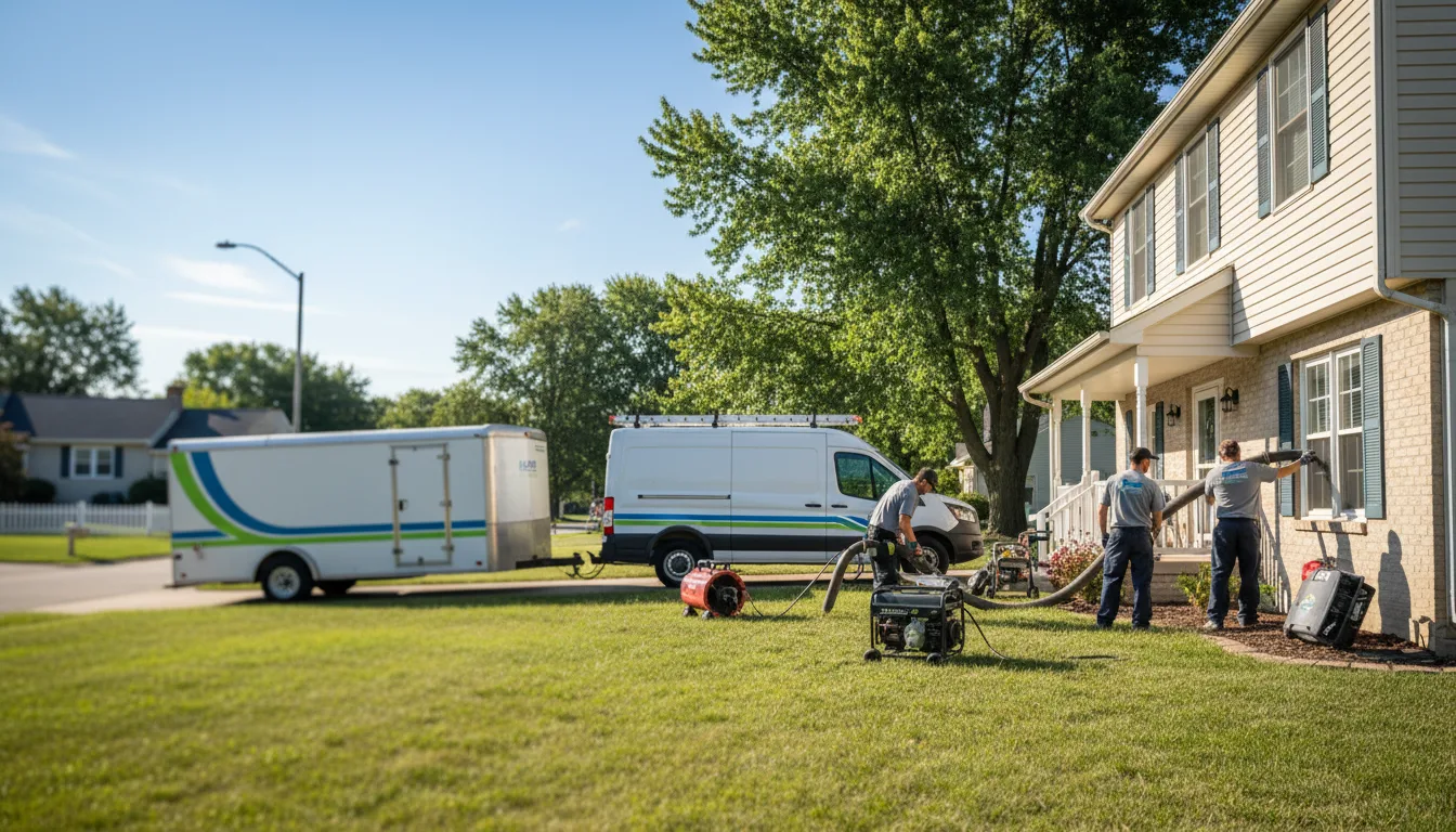 Flooded Basement Restoration And Cleanup With Repair in Hesperia, MI near me